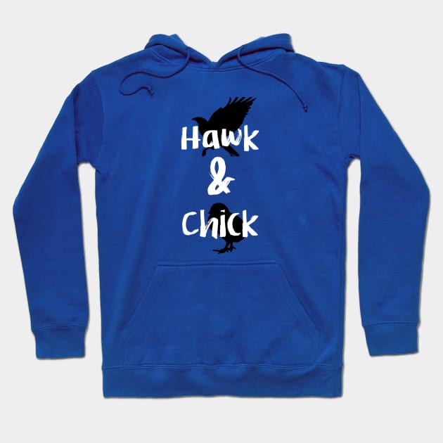 Hawk & Chick Hoodie by Lellow Flingamos